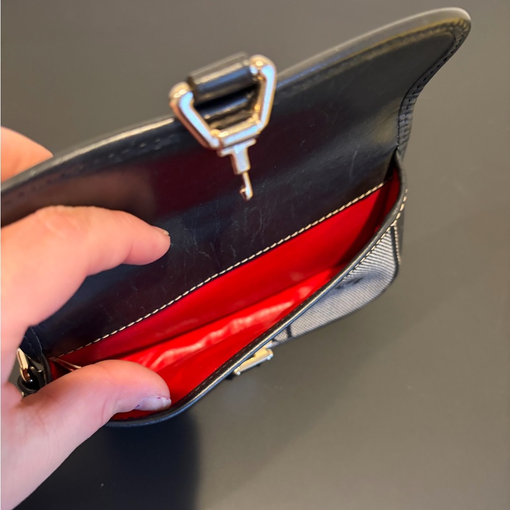 Dooney & Bourke Black and Gray Wristlet - Picture 7 of 9